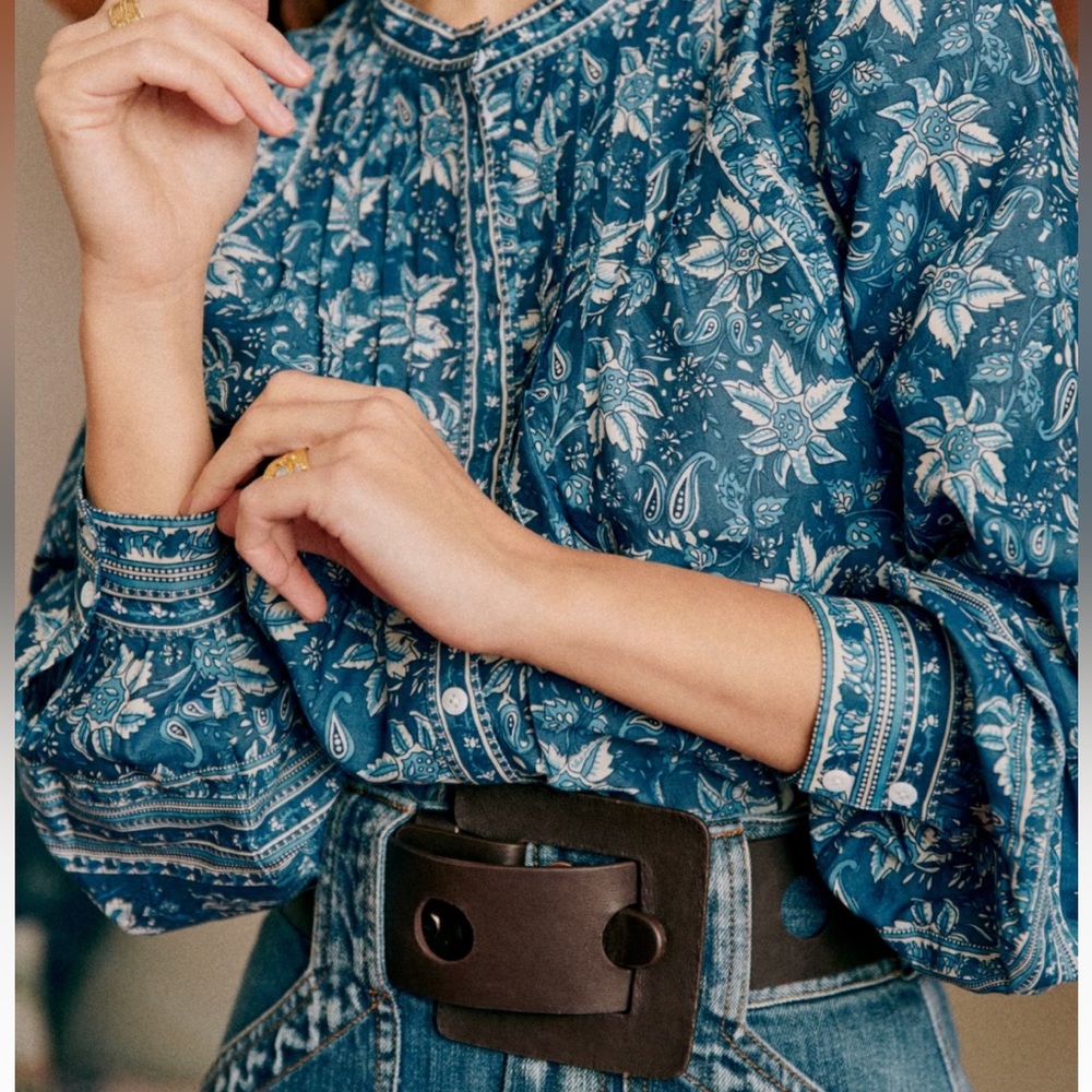 Sezane X Sea NY Mariana Blouse - Picture 2 of 9